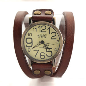 Retro Three-circle Watch Men And Women Casual