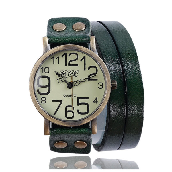 Retro Three-circle Watch Men And Women Casual - Image 7