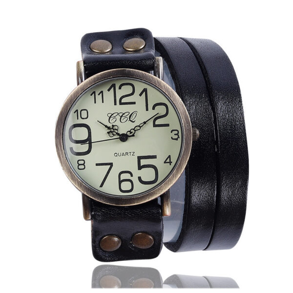Retro Three-circle Watch Men And Women Casual - Image 5